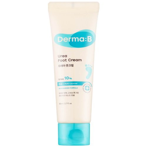 Derma:B Смягчающий ламеллярный крем для ног с мочевиной, 80мл