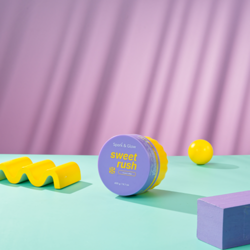 Spark&Glow Скраб для тела с ароматом соленой карамели, 400гр