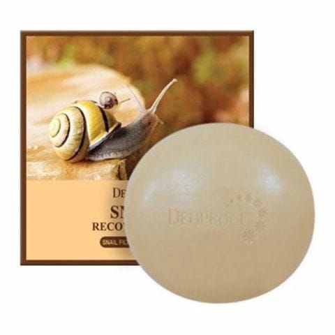 DEOPROCE Восстанавливающее мыло с муцином улитки, 100гр