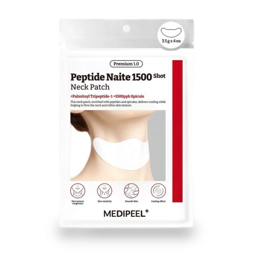 MEDIPEEL Омолаживающая патч-маска для шеи, 4шт по 3.5гр