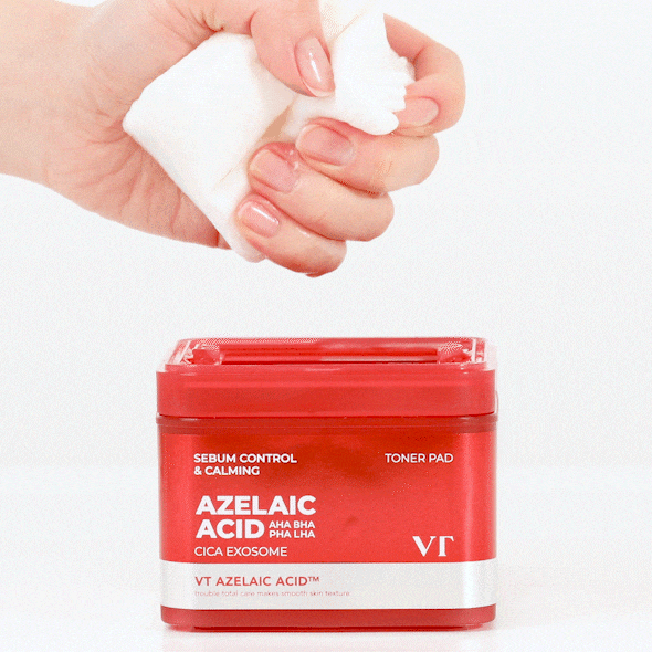VT COSMETICS Тонер-пэды с азелаиновой кислотой, 60шт, 180мл