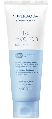 MISSHA Увлажняющая пенка для умывания с гиалуроновой кислотой, 200мл