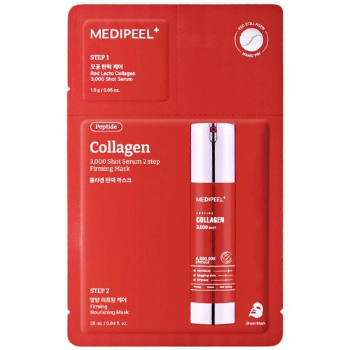MEDIPEEL Двухфазная маска с коллагеном и микроиглами, 1.5гр + 25мл
