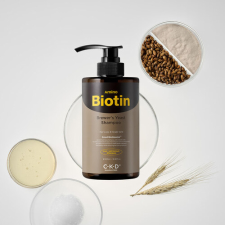 CKD Шампунь с аминобиотином и пивными дрожжами, 500мл