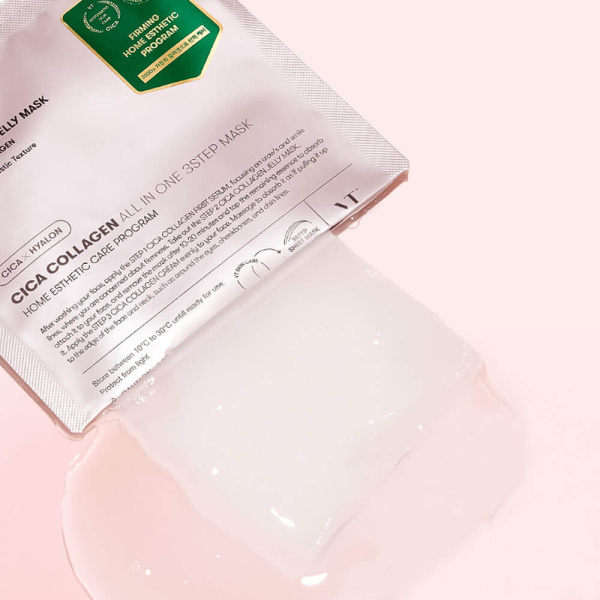 VT COSMETICS Трёхступенчатый набор с коллагеном, 24гр + 1,5гр + 1,5гр