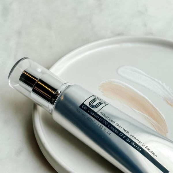 CUSKIN Тональный увлажняющий CC-крем с витамином U для сияния кожи, SPF40 PA +++, 45мл