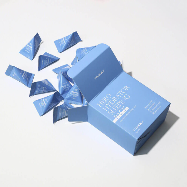 TRIMAY Увлажняющая ночная маска с бета-глюканом и гиалуроновой кислотой, 20шт по 3гр