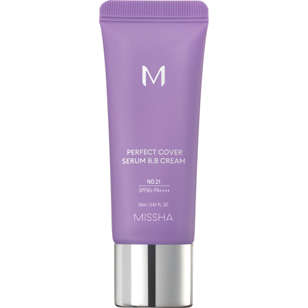 MISSHA Тональный BB крем с антивозрастной сывороткой для сияния кожи, SPF50 /PA ++++, тон 21, 20мл