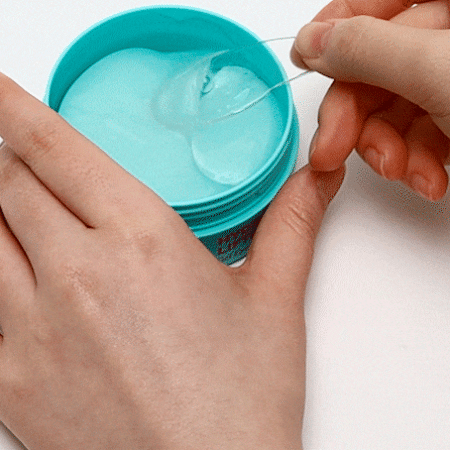 TRIMAY Патчи для век с керамидами, азуленом и аминокислотами, голубые, 30шт. больших + 30шт. лепестков