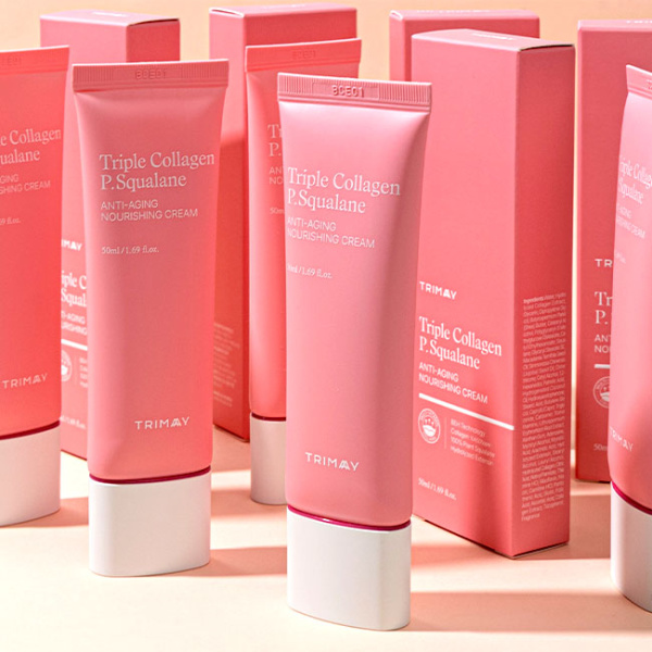TRIMAY Питательный антивозрастной крем с коллагеном и скваланом, 50мл