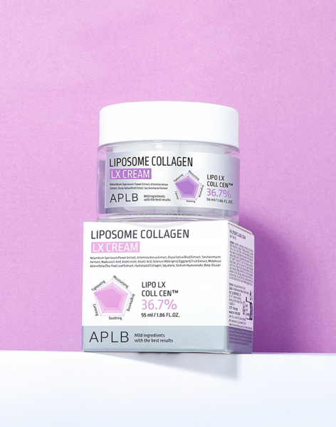 APLB Крем для лица с липосомами и коллагеном, 55мл