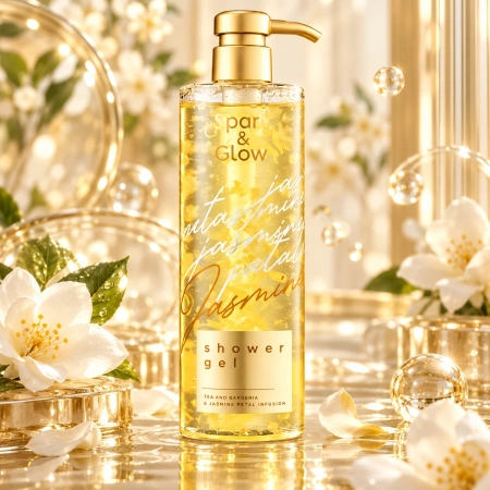 Spark'&Glow Гель для душа с лепестками жасмина, 500мл