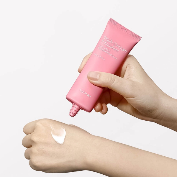 TRIMAY Питательный антивозрастной крем с коллагеном и скваланом, 50мл