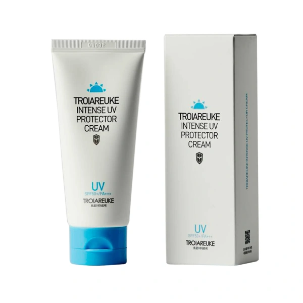 TROIAREUKE Увлажняющий пептидный Солнцезащитный крем INTENSE SPF50+/РА+++, 50мл